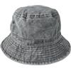 SUODEBYY Cappello Pescatore Uomo Cappello da Pescatore a Testa Grande Taglie Forti for Uomo in Puro Cotone Uomo Donna 59 cm 60 62 63 Sole(Black Gray,XXL 61-63cm)