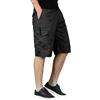 Oanviso Pantaloncini Cargo Uomo Bermuda Estivi 3/4 Cargo Pantaloni Corti con Multi Tasche Pantaloncini da Lavoro Pinocchietto A Nero L