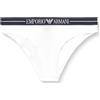 Emporio Armani Slip da Donna Everyday in Cotone, Confezione da 2, Bianco, M, Bianco, M