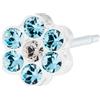 Blomdahl EP MP DAISY 5MM AQUAM/CRYST
