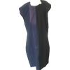 TUNICA ROMANA IN COTONE BLU NERA DA ESPOSIZIONE
