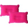 LifeChic Cuscino da Viaggio Gonfiabile 38x24cm Fucsia - Comfort e Sostegno per Collo, Perfetto per Viaggi e Relax, Aereo, Auto, Treno e Ufficio, Facile da Gonfiare, 2 Pezzi