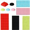 Tinoaly 250pz Punti Urto Ipovedenti, in Silicone Colori e Misure Assortiti Adesivi Tattili Marcatori per Punti Ciechi per Non Vedenti Ipovedenti e Anziani