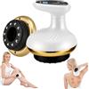 VeftBltrem Vacuvia Cellulite Massaggiatore 4 in 1 - Massaggiatore sottovuoto con 9 livelli di calore e ricaricabile di tipo C, Gua Sha elettrico con 40 gommini e 10 magneti per una pelle più solida e una