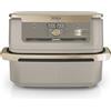 Ninja Foodi FlexDrawer, Friggitrice ad Aria, Doppia Zona, Separatore Rimovibile, Ampio Cassetto da 10.4L, Cottura Senza Olio, Componenti Antiaderenti Lavabili in Lavastoviglie, Pietra Oro, AF500EUSD