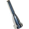 Vvikizy Bocchino per Tromba Placcato Argento, Ricambio in Rame Puro per Bach, Comodo Utilizzo per Suonatori Conn, Rame Pieno, Argento (3C)