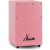 XDrum KC-37PK Cajon per bambini, rosa | Solo 36 cm di altezza, Adatto all'educazione musicale precoce per bambini, Completamente in betulla, Dimensioni (LxAxP): 22