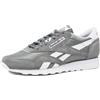 Reebok Nylon Classico, Scarpe da Ginnastica Uomo, Pure Grey 5 Ftwr Bianco Ftwr Bianco, 40 EU