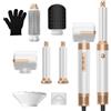 MogaWave Airstyler 7 in 1,1400 W Styler Capelli, Asciugacapelli Phon Professionale con Diffusor,Ferro Arricciacapelli ad Aria da 30 mm, Spazzola per lo Styling, per Asciugatura, Arricciaturae