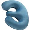 Zanthicia Cuscino per il seno confortevole, cuscino per il torace, supporto per seno in memory foam morbido per salone di bellezza, assicura un'esperienza rilassante, Blu, 26x26.5x10 cm