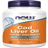 Now Foods Olio di fegato di merluzzo extra forte 1.000 mg 90 St