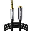 UGREEN Cavo Prolunga Audio Jack 3,5mm Prolunga Cuffie Maschio a Femmina Cavo Estensione Placcato di Oro