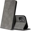 ZONNAVI Cover per Xiaomi Mi 11 Lite 4G / 5G / 5G NE, Flip Custodia Pelle PU con [Slot Cart] [Supporto Stand] [Magnetica], Cover a Libro Portafoglio per Xiaomi Mi 11 Lite 4G / 5G / 5G NE (Grigio)