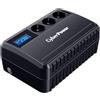 CyberPower BU650EU Line-Interactive UPS 650VA/360W LCD, AVR, USB, uscita (3) Schuko