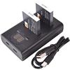 DSTE 2PCS NB-6L Batteria e Caricatore Compatibile con Canon Powershot SX510 HS, SX280 HS, SX500 IS, SX700