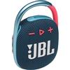 JBL CLIP 4 Speaker Bluetooth Portatile, Cassa Altoparlante Wireless con Moschettone Integrato, Design Compatto, Resistente ad Acqua e Polvere IPX67, fino a 10 h di Autonomia, USB, Blu e Rosa