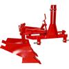 AgriEuro Premium 2D-03S - Aratro bivomere a scalpello - Spostamento manuale a vite - Per trattori con attacco a tre punti