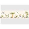 AG Design Bordura Adesiva Piccolo T-rex e Amici Beige, AWBD 8514 | Impermeabile e Decorativa per Cameretta Bambini per Bambina e Bambino | Pellicola Multicolore | Larghezza 500 x Altezza 13,8 cm