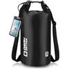 OSAH DRYPAK Dry Bag Borsa Impermeabile Mare 5L/10L/20L/30L/40L Sacca Impermeabile con Spallacci e Custodia Impermeabile per Telefono per Sport Acquatici, Kayak, Pesca, Campeggio