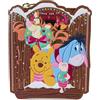 Loungefly Disney Winnie The Pooh Holiday Scene Pooh and Friends Portafoglio con zip