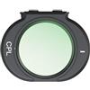 Potensic Filtro CPL, filtro polarizzatore, compatibile solo con drone Atom 2 con apertura F1.8, riduce i riflessi su superfici d'acqua e vetro, include panno per la pulizia e custodia