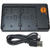DSTE DMW-BTC13 Dual Quick Caricatore Compatibile per Panasonic DMW-BLF19