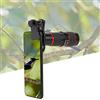 Tosuny Obiettivo della fotocamera del telefono cellulare, teleobiettivo zoom a fuoco lungo 20X con clip per Smart Phone Tablet PC per eventi sportivi, concerti, birdwatching