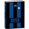 Seven Diario Scuola Datato Inter Standard 12 Mesi, Nero Azzurro, Copertina Strisce, Prodotto Ufficiale, Accessori Zaino, Ragazzo
