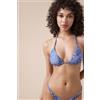 Calzedonia Triangolo Costume Paisley Blu
