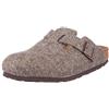 Birkenstock 160583 Boston Cocoa, Felt Zoccoli Uomo, Cocoa EU 37