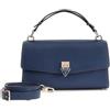 GUESS borsa a tracolla borsetta Patsie Top Handle Flap Bag Navy blu scuro