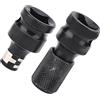 LUCKDANO Adattatore Socket Impact, Adattatore Kit di Conversione del Gambo Esagonale della Chiave Fissa Set con Conversione dell' di 1/2 1/4 Pollici di per Chiave