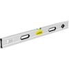 LAMEL Stadia Alluminio 100 cm Anodizzato Argento con Bolle e Maniglie