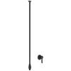 Bernstein Rubinetto per installazione a soffitto DROP 135 - lunghezza di 135 cm - disponibile in nero opaco o cromato, Colore:Nero (opaco)