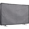 kwmobile Custodia Protettiva TV Compatibile con 49-50 TV - Copri Televisore da Esterno - Copertura Antipolvere TV grigio scuro
