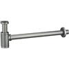 MICE COLLECTION MICE - Sifone per lavabo o bidet, set di scarico - trappola con apertura di pulizia + istruzioni di installazione - Sifone di design, sifone a tubo grigio opaco- SCL002/GRM