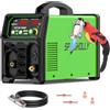 SPRIGHOLLY Taglierina al plasma con compressore e pompa d'aria integrati, inverter IGBT 50A digitale 230V, modalità 2T/4T, accensione HF, taglio max 12 mm, per metalmeccanica e hobbista