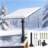 PRUBOVI Supporto Star link Gen 3 con Adattatore per , Staffa in Metallo Regolabile 360° per Montaggio a Parete e Tetto, Compatibile con Antenna Standard Star link V3, Kit Completo per Esterno