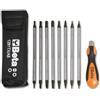 Beta 1281BG/A9 Assortimento Giravite Bivalenti con Impugnatura | 9 Giravite, 1 Impugnatura di Manovra, In Astuccio