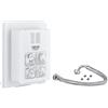 GROHE Modello di montaggio per pulsanti piccoli combinabili con cassetta stretta verticale 80 mm, 15,7 x 11,5 x 15,7 cm, colore bianco (rif. 40949000)