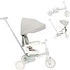 Tutete Olmitos Triciclo Evolutivo 5 in 1 da 12 Mesi | Balance Bike & Bicicletta Senza Pedali | Barra di Spinta, Cintura 5 Punti, Capottina, Pieghevole - fino a 6 Anni