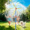 TERRAMUS Spruzzatore ad Acqua a Mulinello da 150 cm per Bambini, Giocattolo Estivo, Rotazione a 360°, Acqua che Spruzza, Aggiornato con Doppio Lato e 6 Lame, Gioco Estivo all'aperto per Cortile