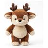 Generico Peluche Che Corre Panda/Mucca/Maialino/Pecore/Cervi, 45/60cm Pupazzo Che Corre, Animale Di Pe Luche Per Uomini, Donne, Bambini E Ragazzi, Per Famiglia, Amici, Donne E Bambini (Cervi, 45cm)