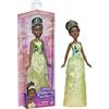 Disney Princess Royal Shimmer Bambola di Tiana, Fashion Doll con Gonna e Accessori, Giocattolo per Bambini dai 3 Anni in su, Multicolore