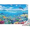 KQJZXNHPGR Mondo Oceanico Barriera Corallina Puzzle per Adulti Puzzle 1000 Pezzi Relax Attività Familiare 38x26cm/1000pcs