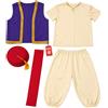 Morph Costume Principe Arabo Bambino, Costume Halloween Bambino | Tunica, Gilet & Copricapo, Stile Orientale Regale, Da Infilare, Perfetto per Halloween, Ideale per il Gioco di Ruolo