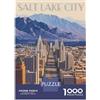 sinyumoney Puzzle Per Adulti Da 1000 Pezzi Salt Lake City Skyline Art Puzzle Per Adulti Giochi Rilassanti Regali Per Donne È Ideale Come Regalo 70x50cm/1000pcs