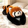 TRAVELKNOT Medio Aggravare Peluche Panda Rosso, 0,42KG 42CM, Panda Peluche