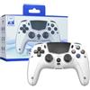 MTEZIZ Controller Wireless per PS-5/PC/MAC/iOS/Android/Steam Deck, Joystick con Doppia Vibrazione/Connessione Cuffie