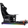 Thermaltake GF500 Flight Simulator Cockpit | Flight Rig | SimRig | Realistic Pilot Seat | Black